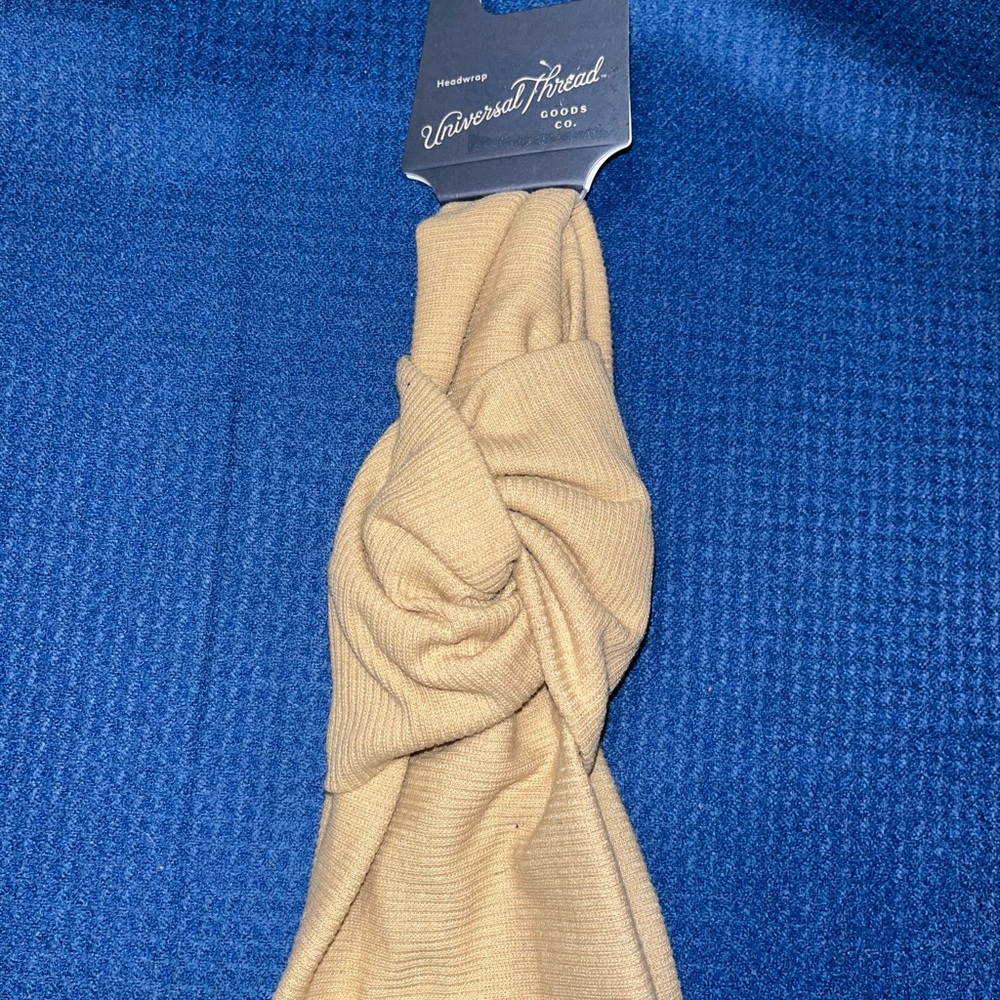 Universal Thread Beige Knotted Headwrap